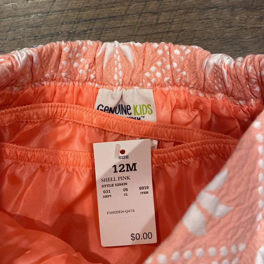 NWT Oshkosh Palm Tree Skirt